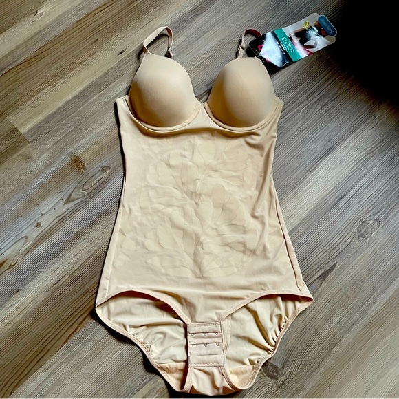Maidenform Women’s Shapewear FitSense Extra Firm Shaping Bodysuit Size S NWT - Picture 2 of 12